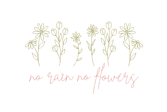 A Designer's Review: No Rain No Flowers Embroidery