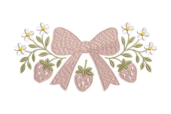 A Designer's Review: The Pink Bow with Strawberries and Flowers