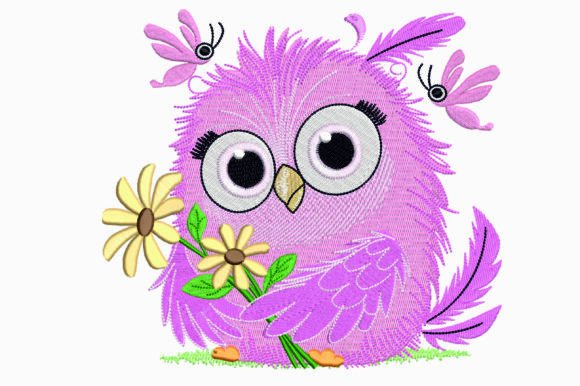 Adorable Pink Owl: A Seasonal Embroidery Design Review