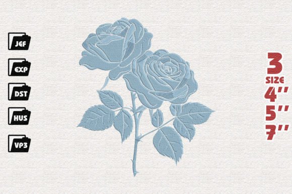 Beautiful Flowers Embroidery: A Charming Touch