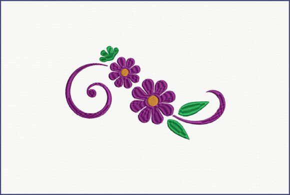 Flower Embroidery: A Versatile Design for Crafters