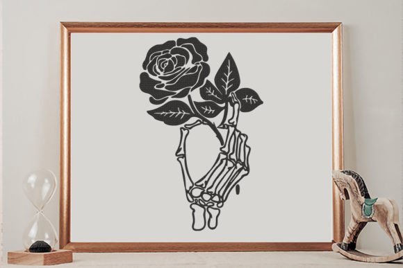 Skeleton Hand Flower: A Whimsical Touch for Your Shop