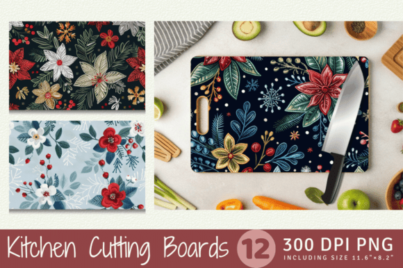 Winter Embroidery Flowers Cutting Boards: A Seasonal Designer's Review